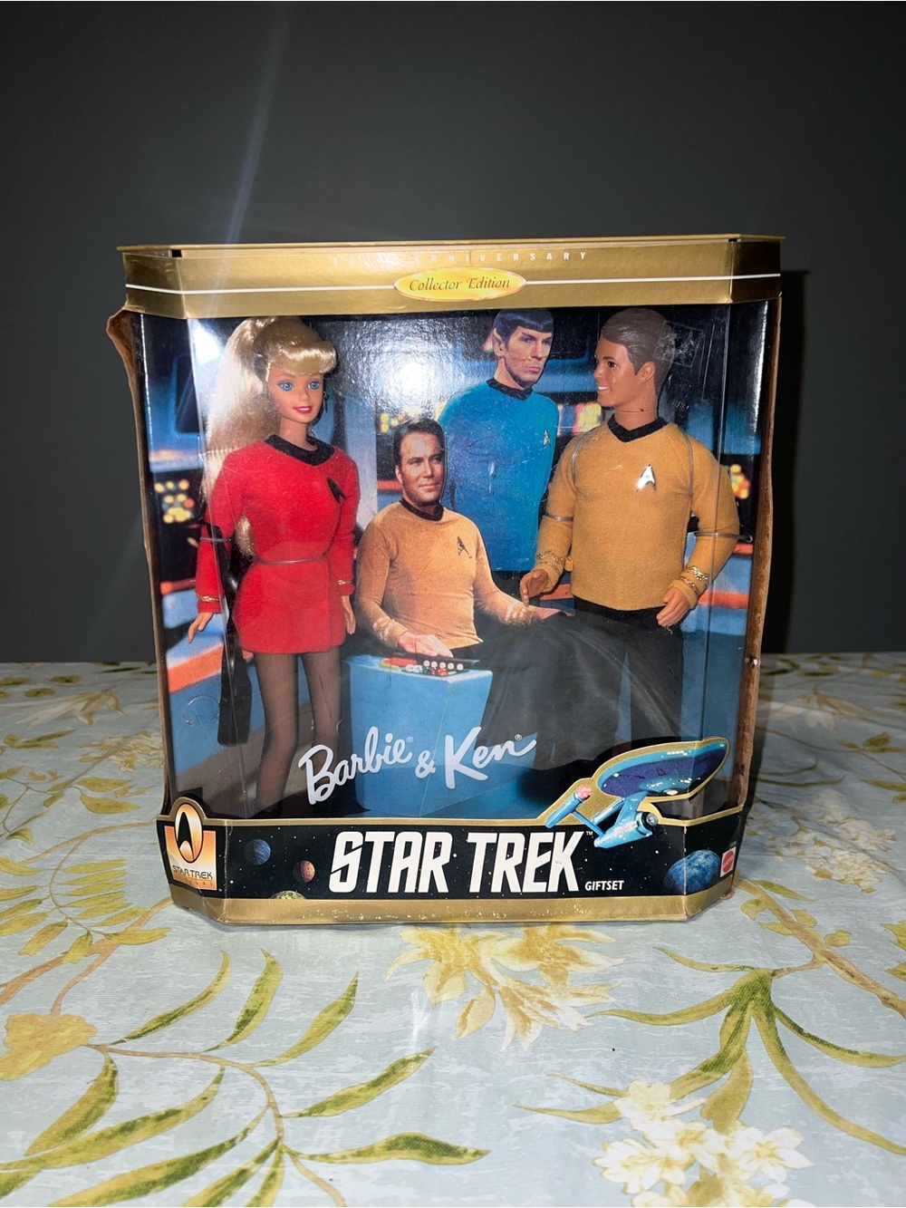 Mattel Barbie & Ken Star Trek Set - Red, Gold, Blue